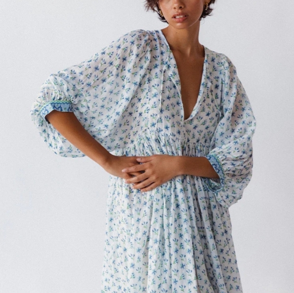 Kyra Mini Dress ~ Azure - Picture 5 of 8